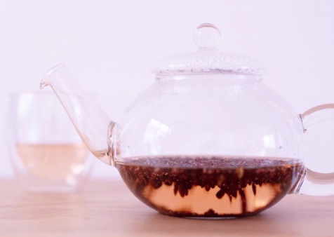 赤米玄米茶の抽出工程